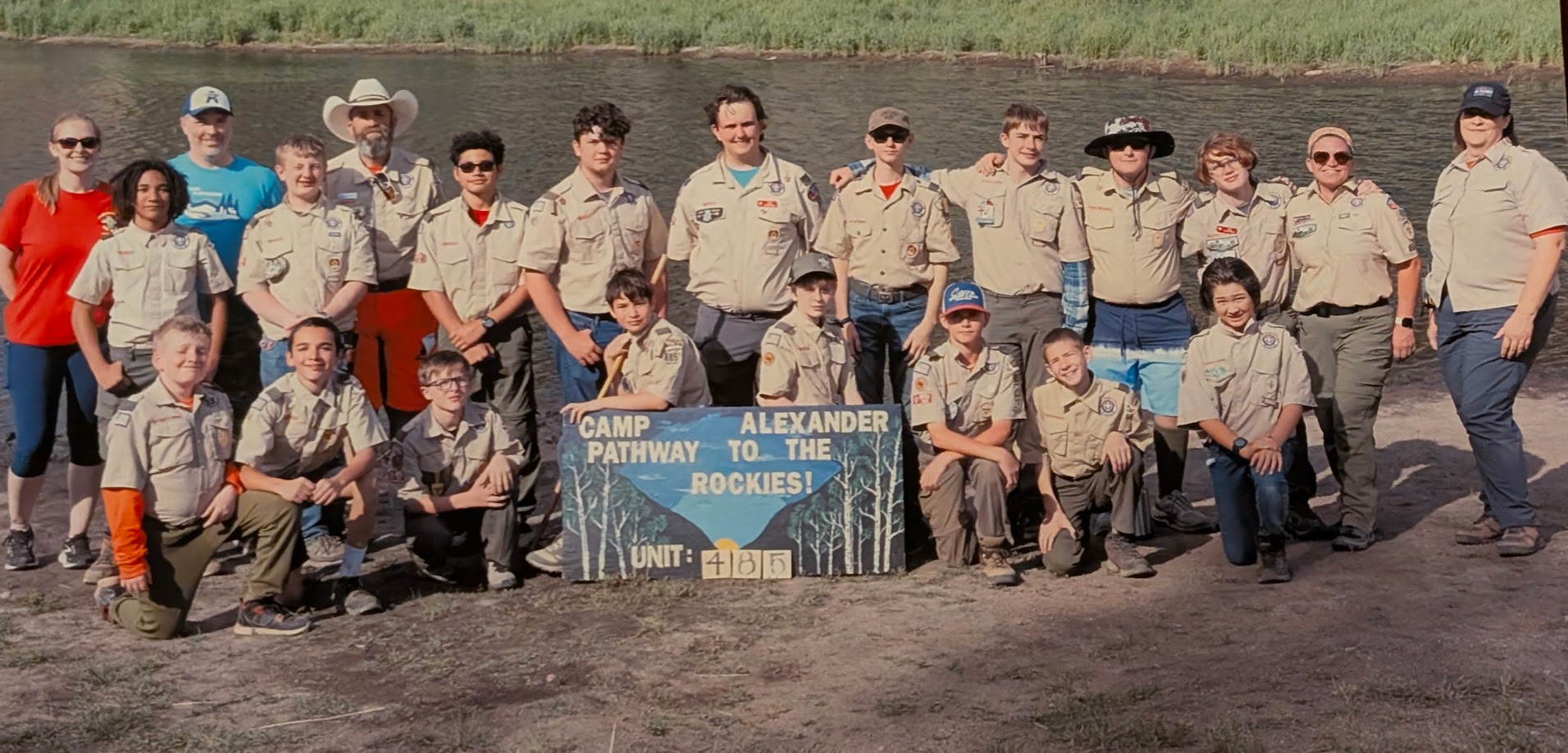 Troop 485 at Camp Alexander
